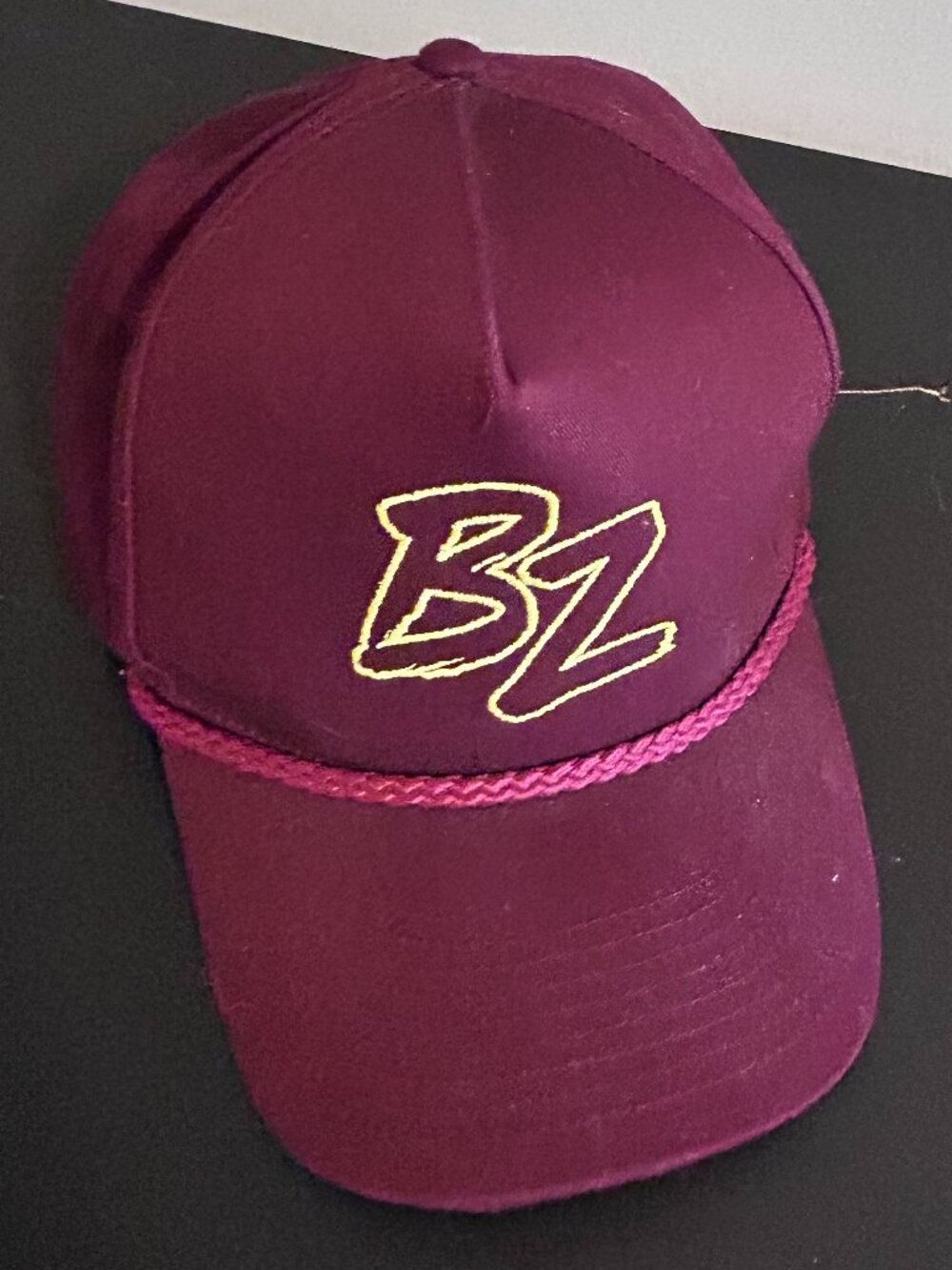 Bailey Zimmerman "BZ" Snap-Back Maroon Baseball Cap
